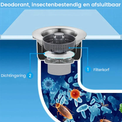 SinkSaver™️ Roestvrijstalen Gootsteenfilter